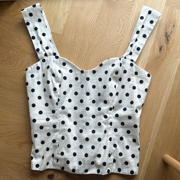 Reformation cute polka docs top - Picture 4 of 4